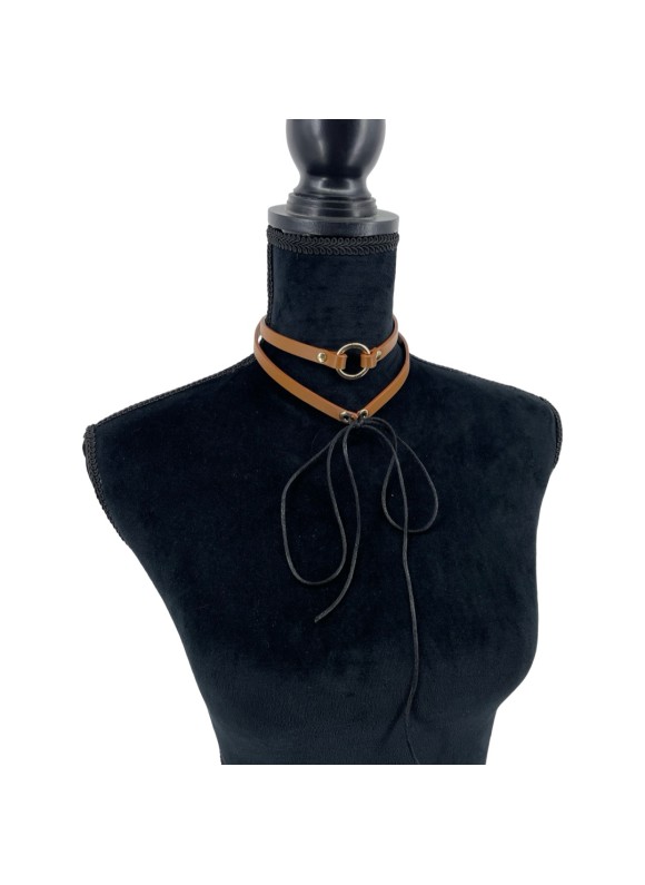 CHOKER DIN PIELE C140
